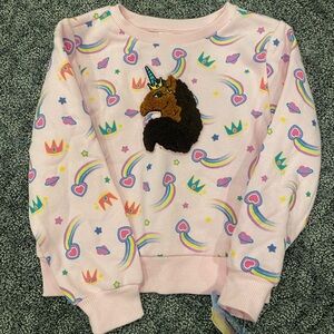 unicorn crewneck sweatshirts, new. size 3T - 3 available